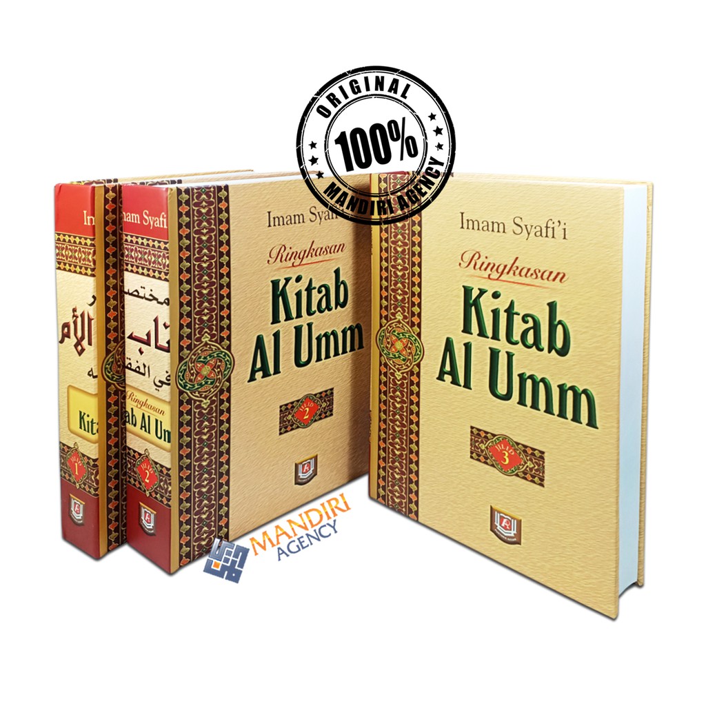 Jual Ringkasan Kitab Al Umm Imam Asy Syafii Set 3 Jilid Pustaka Azzam