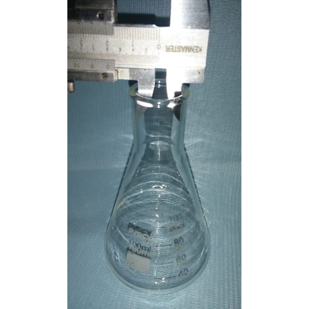 Jual ERLENMEYER FLASK PYREX 100ml - RRC | Shopee Indonesia