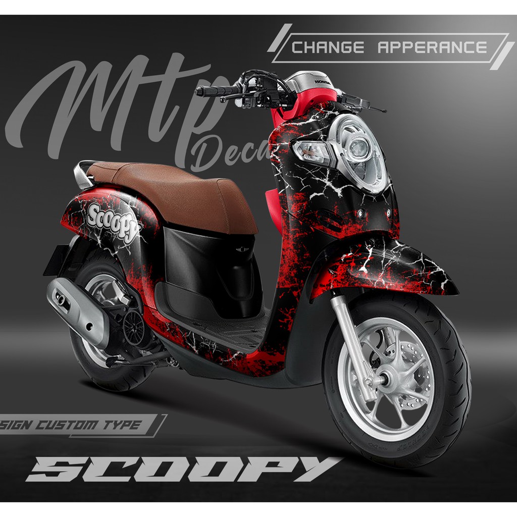 Jual Decal Stiker Dekal sticker Honda Scoopy New fi full body custom ...