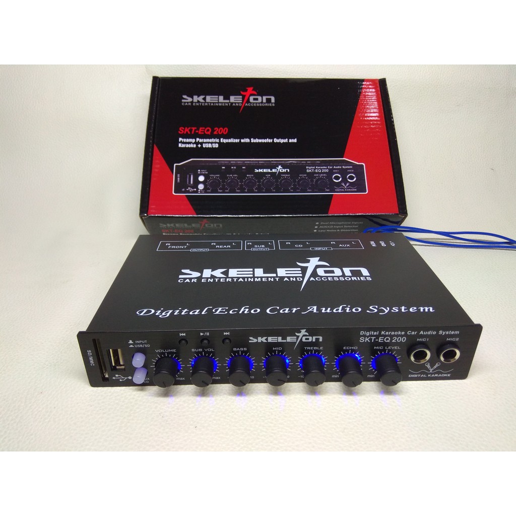 Jual PARAMETIC EQUALIZER KARAOKE USB & SD PORT Shopee Indonesia