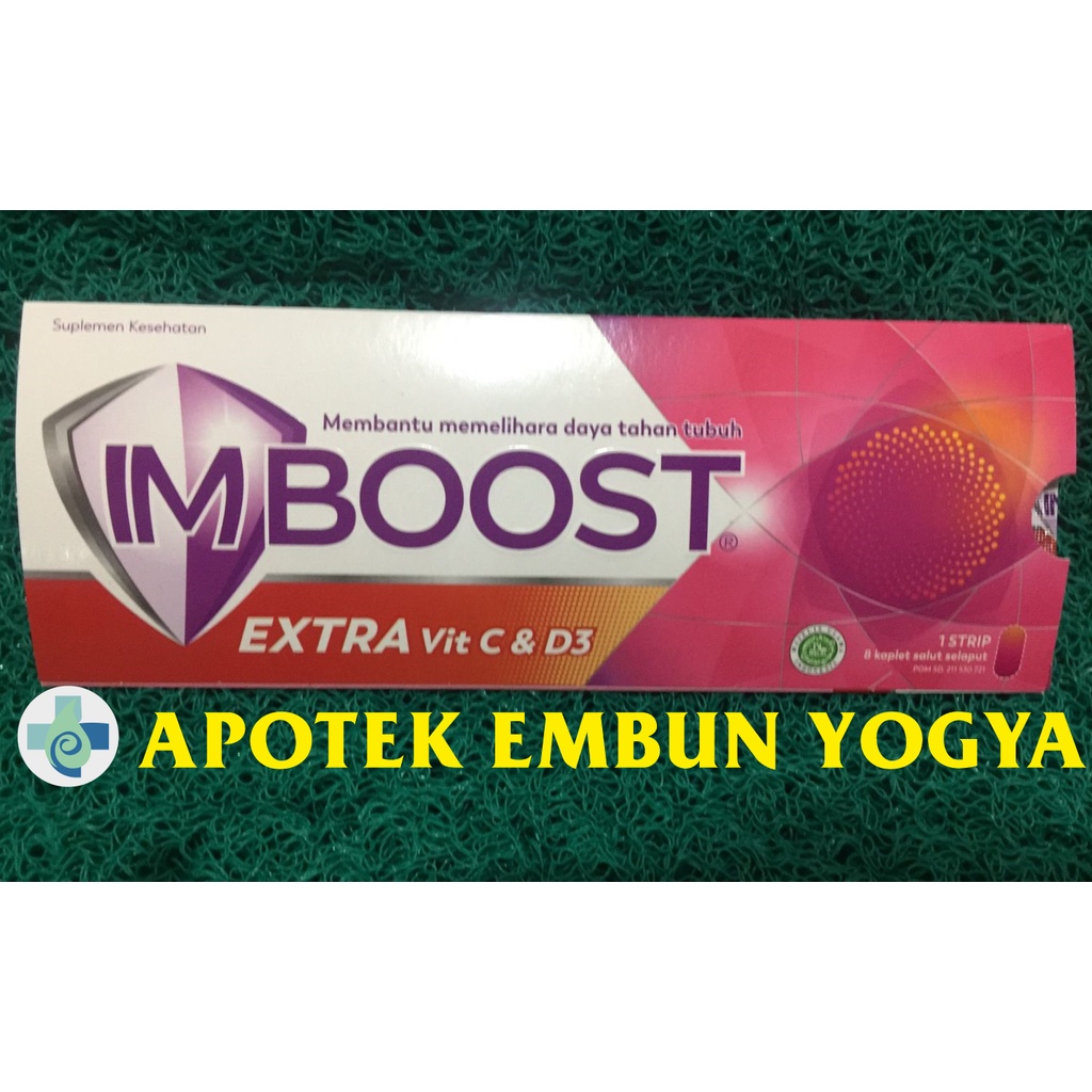 Jual Imboost Extra Vit C & D3 8 Kaplet - Suplemen Untuk Daya Tahan ...