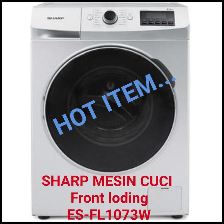 Jual Mesin Cuci Sharp Front Loading Es-Fl1073W | Shopee Indonesia