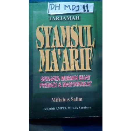 Jual Terjemah Syamsul Maarif Senjata Mukmin Buat Pribadi Dan