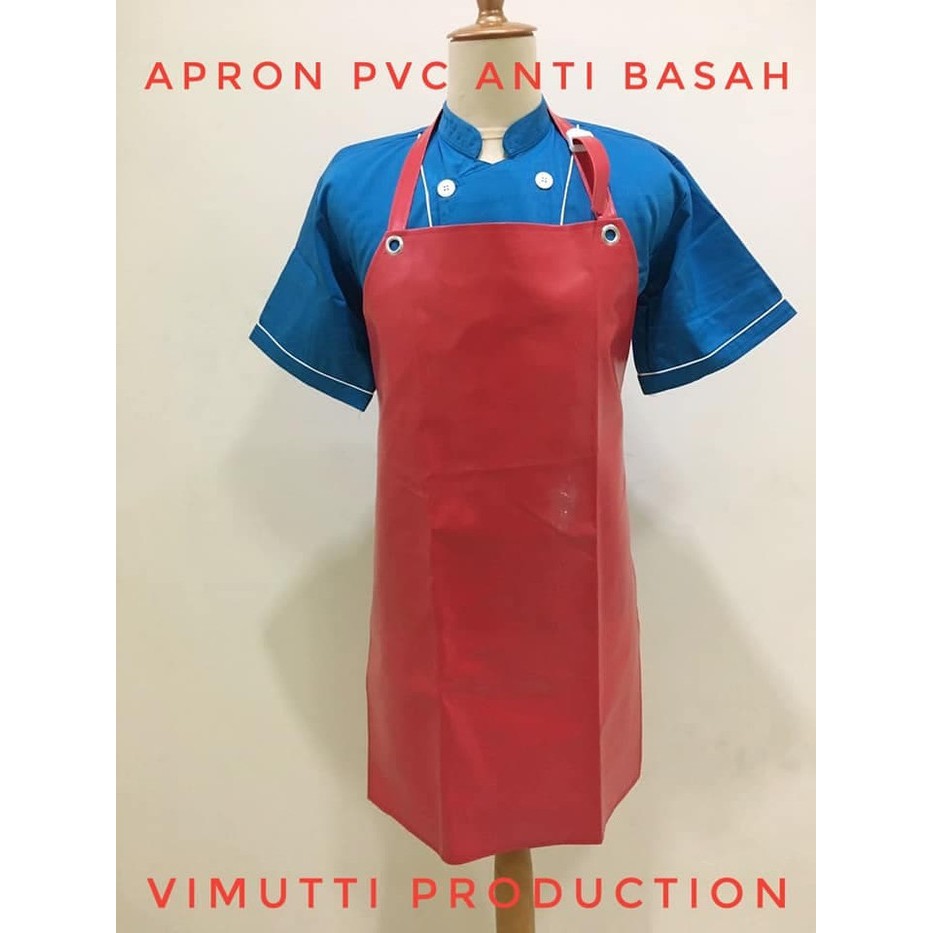 Jual Apron Half Celemek Waiters Model Salur VO790 Apron Pvc Anti Basah ...
