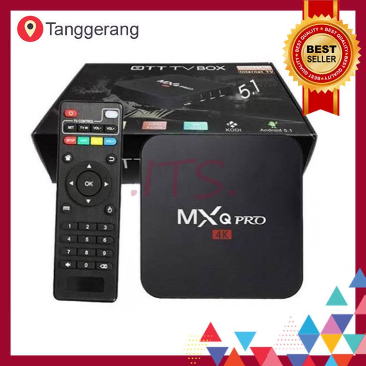 Jual Bergaransi Smart TV Android Box MXQ Pro 4K 2GB RAM 16GB ROM ITS