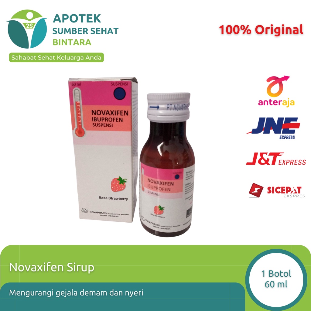 Jual Novaxifen Sirup Obat Demam Anak 60 ml | Shopee Indonesia