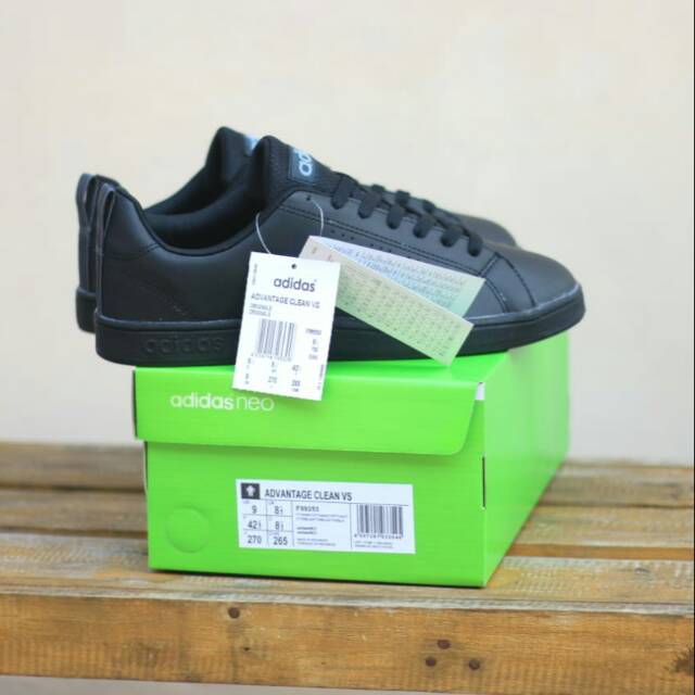 SEPATU ADIDAS NEO ADVANTAGE FULL BLACK ORIGINAL BNIB ART. F99253