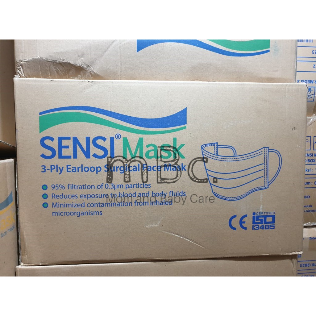 Jual Gojek Dus Masker Sensi Ply Earloop Masker Motor Shopee Indonesia