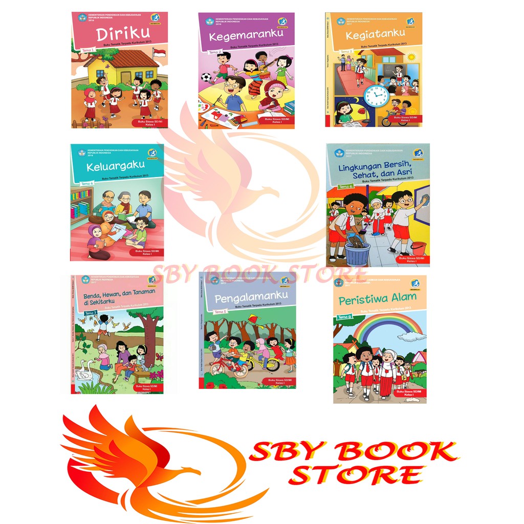 Jual BUKU TEMATIK KELAS 1 SD KURIKULUM 2013 | Shopee Indonesia