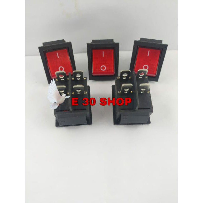 Jual SAKLAR SEGI KAKI 4 / SWITCH ON OFF 4 PIN BESAR | Shopee Indonesia