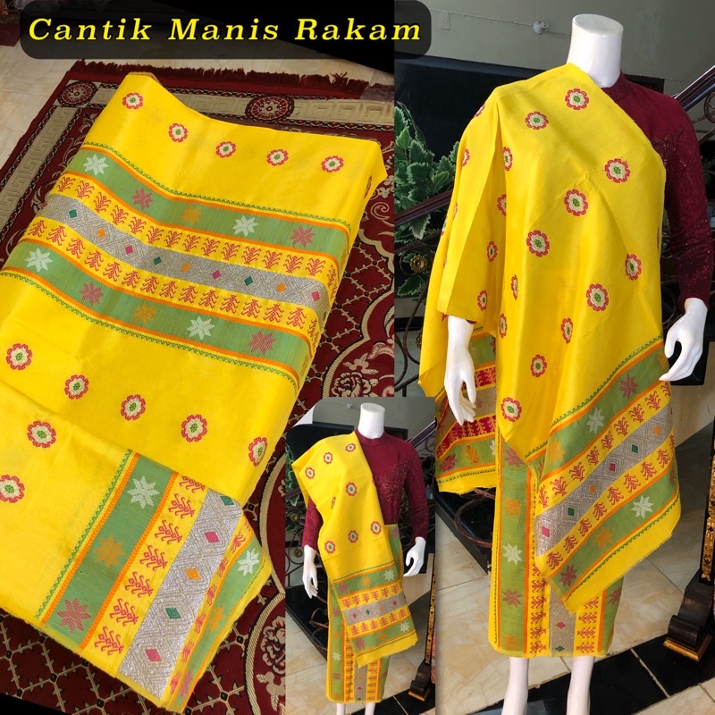 Jual Songket Cantik Manis Rakam & Salur Rakam / Songket Tenun Palembang ...