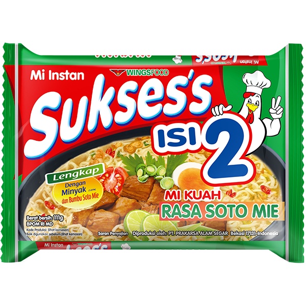 Jual Sukses S Mi Kuah Isi 2 Rasa Soto Mie 111g Shopee Indonesia