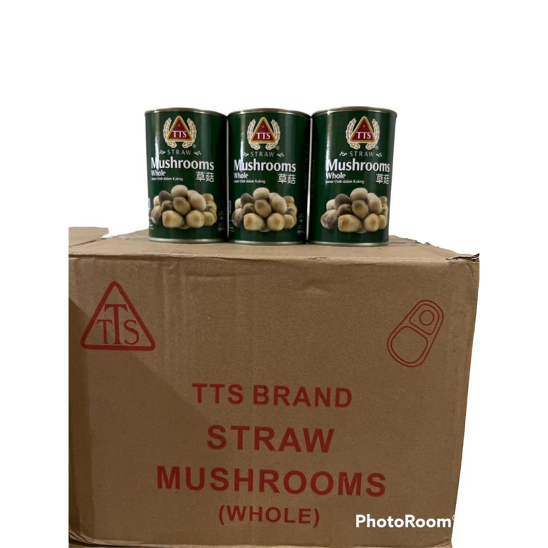 Jual Jamur merang kaleng straw TTS 425g kwalitas grade A Perdus isi 24