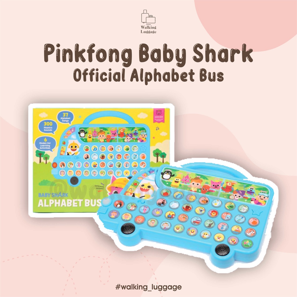 Jual Pinkfong Baby Shark Official Alphabet Bus Permainan Alfabet