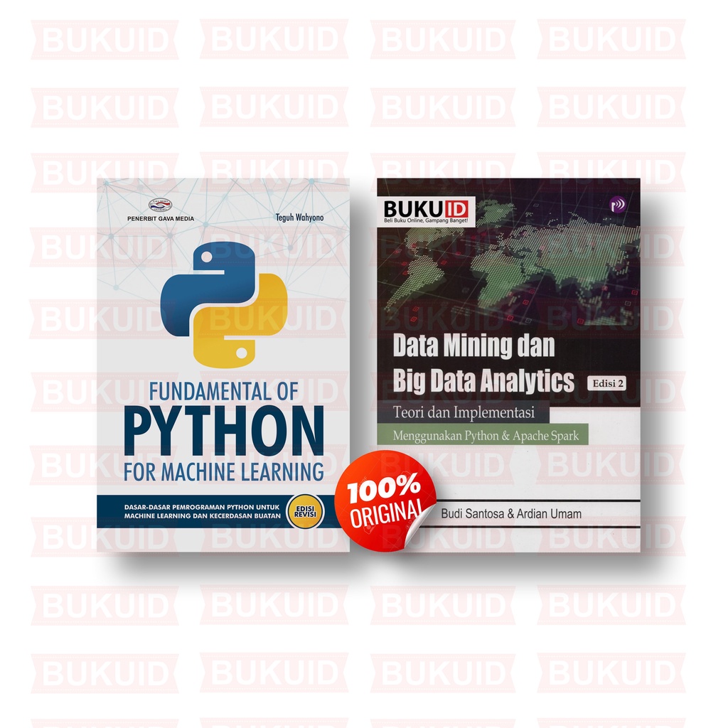 Jual Paket Buku Data Mining Big Data Analytics + Fundamental Of Python ...