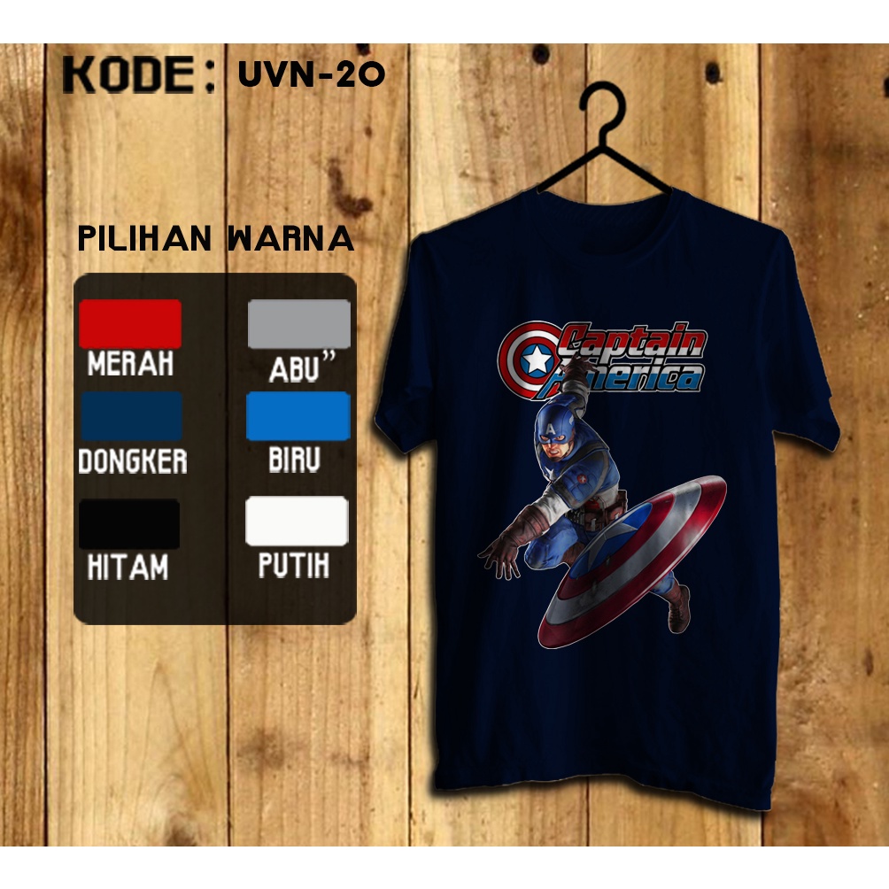Jual KAOS BAJU DISTRO CAPTAIN AMERICA SUPER PREMIUM Shopee Indonesia