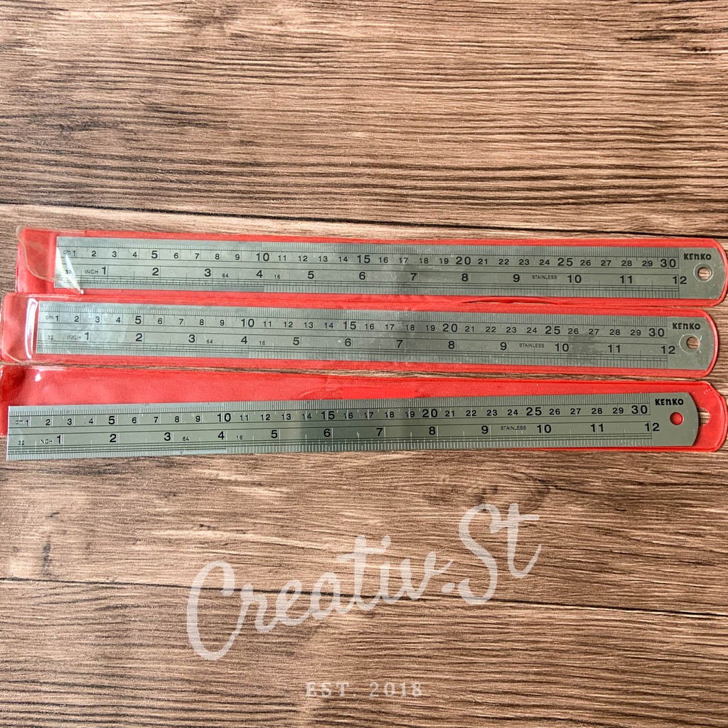 jual-kenko-penggaris-besi-tebal-30-cm-stainless-steel-ruler-shopee
