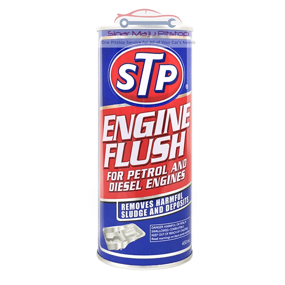 Jual STP Engine Flush - Cairan Pembersih Mesin Mobil 450 ml (Pas ganti ...