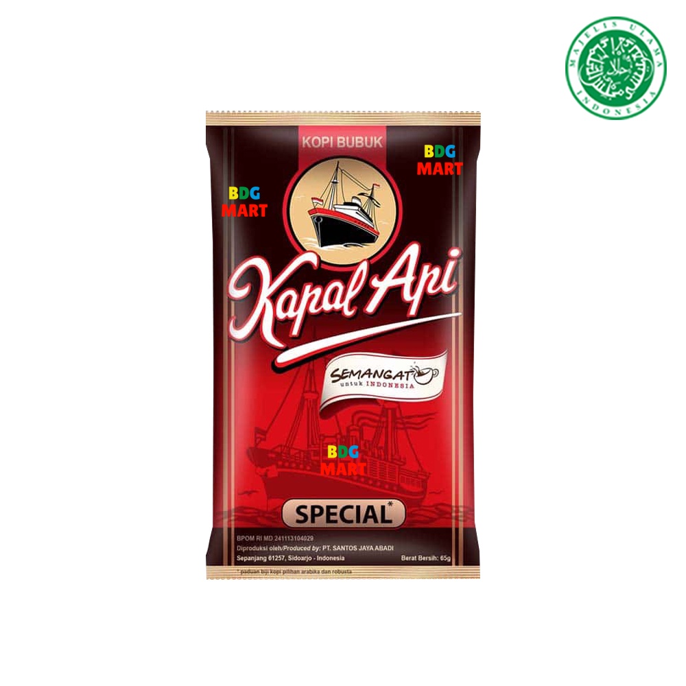 Jual Kapal Api Special Mix Minuman Kopi Bubuk Indonesia Halal MUI ...