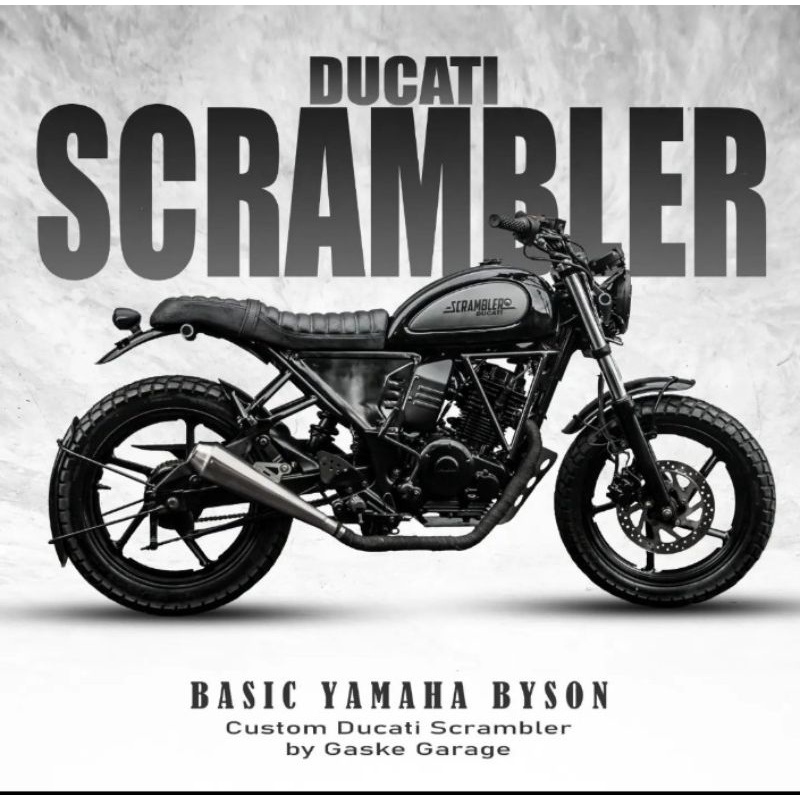 Jual Paket Japstyle Ducati Scrambler cocok buat Byson Tiger Scorpio Shopee Indonesia