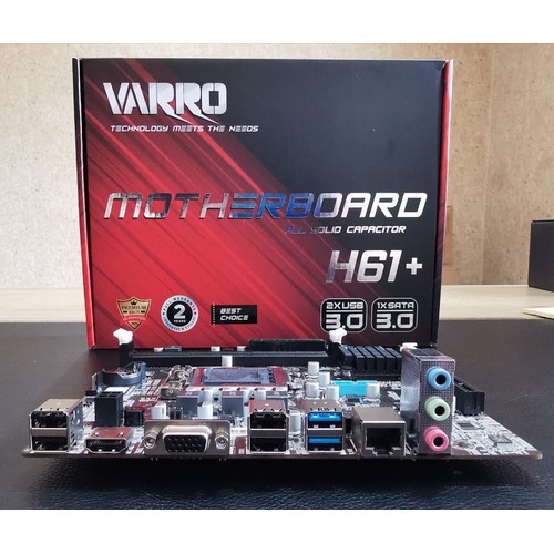 Jual MOTHERBOARD VARRO H61 PLUS SOCKET 1155 DDR3 H61+ HDMI RESMI ...