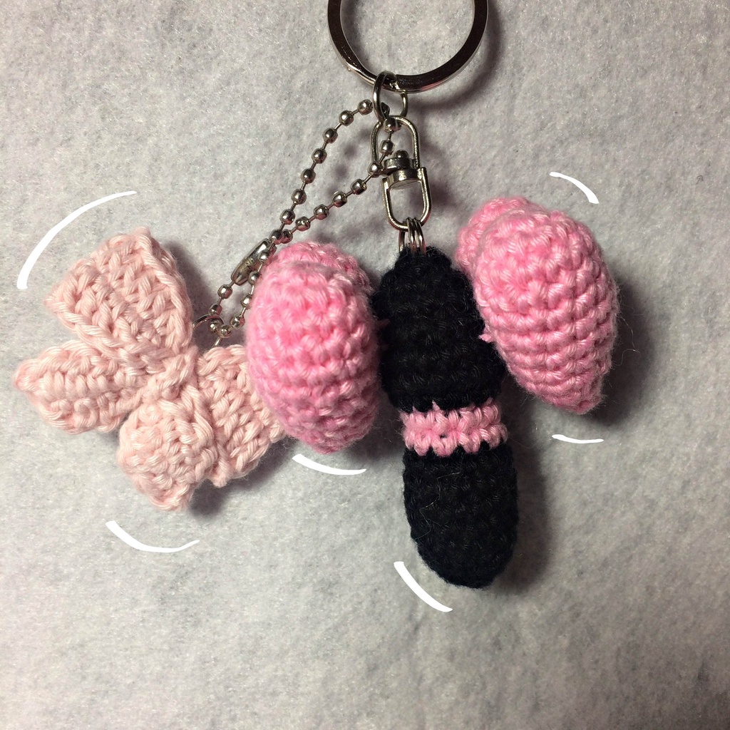 Jual Gantungan Kunci Rajut Mini Blackpink Lightstick / Amigurumi ...