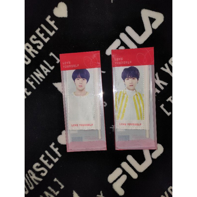 Jual BTS - Official Mini Flag MD Love Yourself | Shopee Indonesia