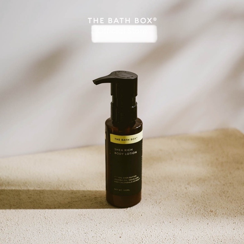 Jual THE BATH BOX Shea Rich Body Lotion 100mL (Shea Butter, French Fine Fragrance