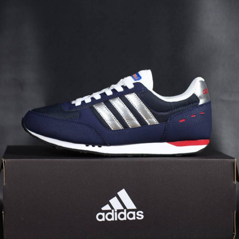 Sepatu Adidas Neo City Racer Sepatu Sneakers Pria Running Gym Sekolah