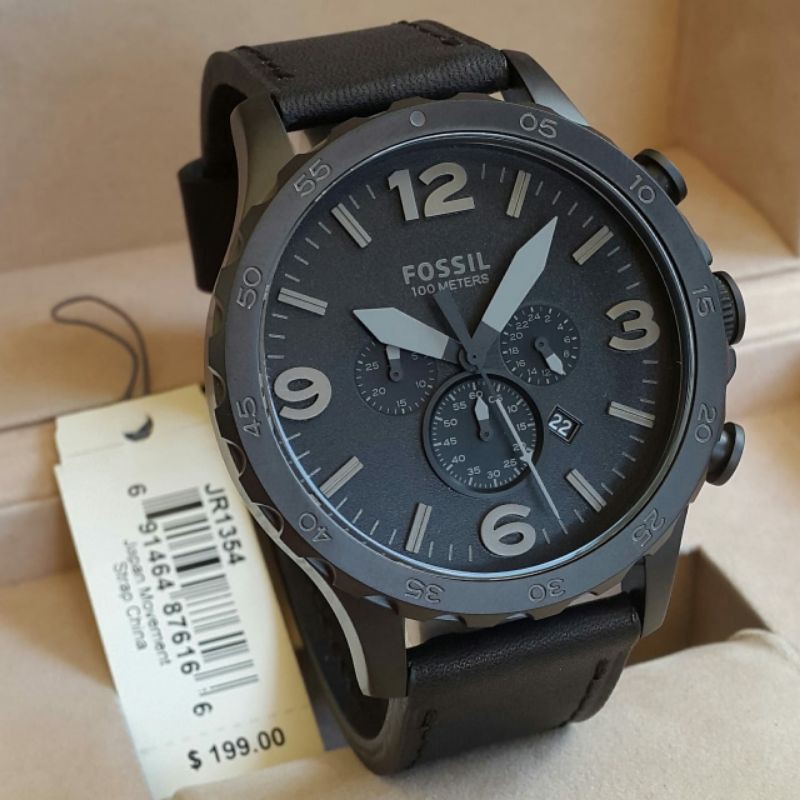 jam tangan pria fossil JR leather 1504 1487 1424 1480 1354 1436