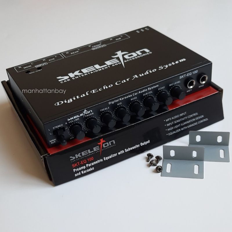 Jual Preamp Parametric Equalizer dengan Subwoofer Output Dan Karaoke