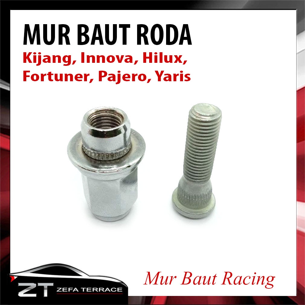 Jual Baut Mur Roda Innova Mur Baut Racing Mur Baut Velg Innova Fortuner ...