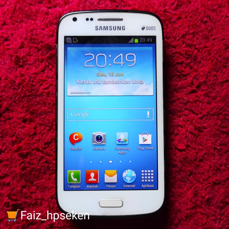 Jual Samsung Galaxy Core Duos I8262 Ram 1gb Hp Second Murah Normal