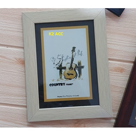 Jual Bingkai Frame Pigura Foto Ukuran 5R 12.5x17.5cm Hitam Putih Coklat ...