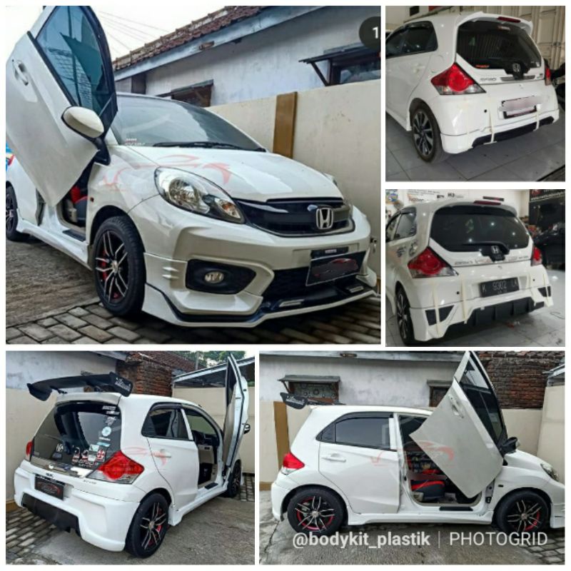 Jual bodykit honda brio tx 2016 2017 2018 kombinasi mugen modulo zercon