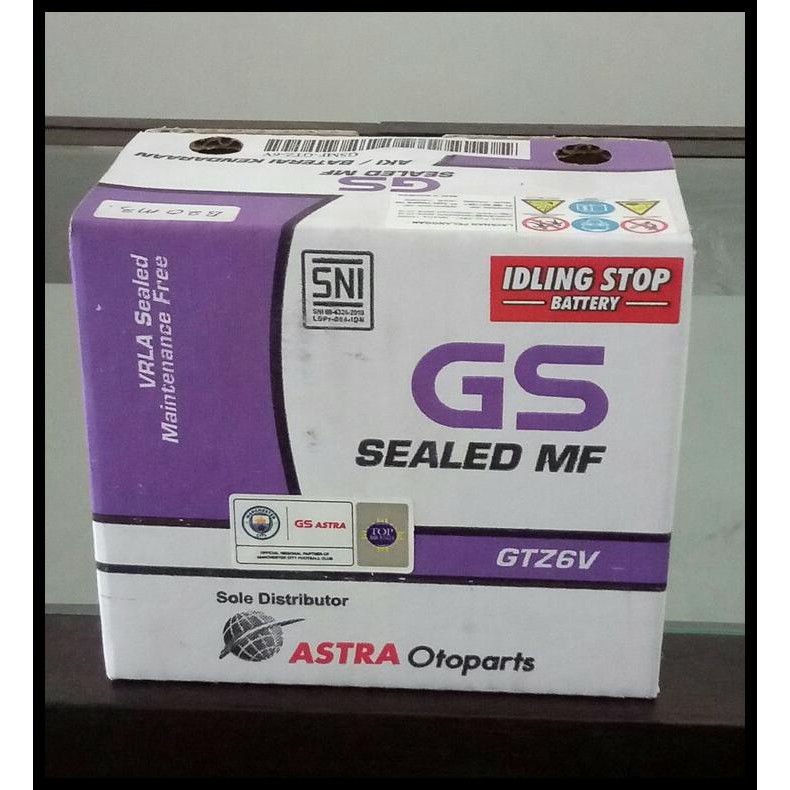 Jual Aki Honda Cbr 150R, Vario 125, Vario 150 Gtz6V Gs Astra Aki Kering
