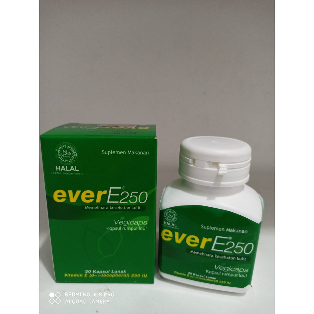 Jual Ever E 250 30 Kapsul Lunak Vitamin E Shopee Indonesia 2478