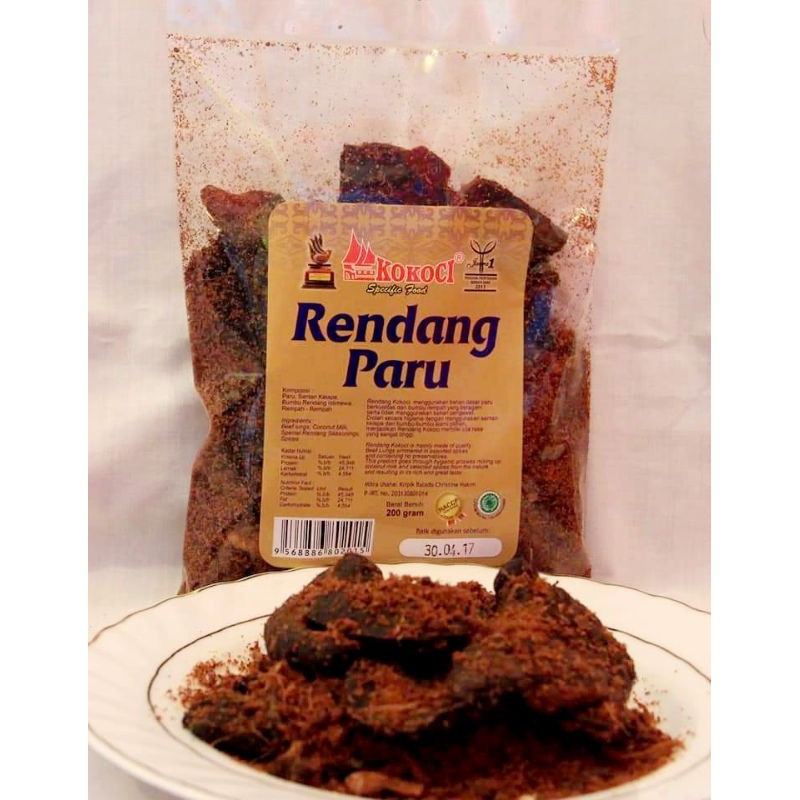 Jual Rendang Paru Kemasan Shopee Indonesia