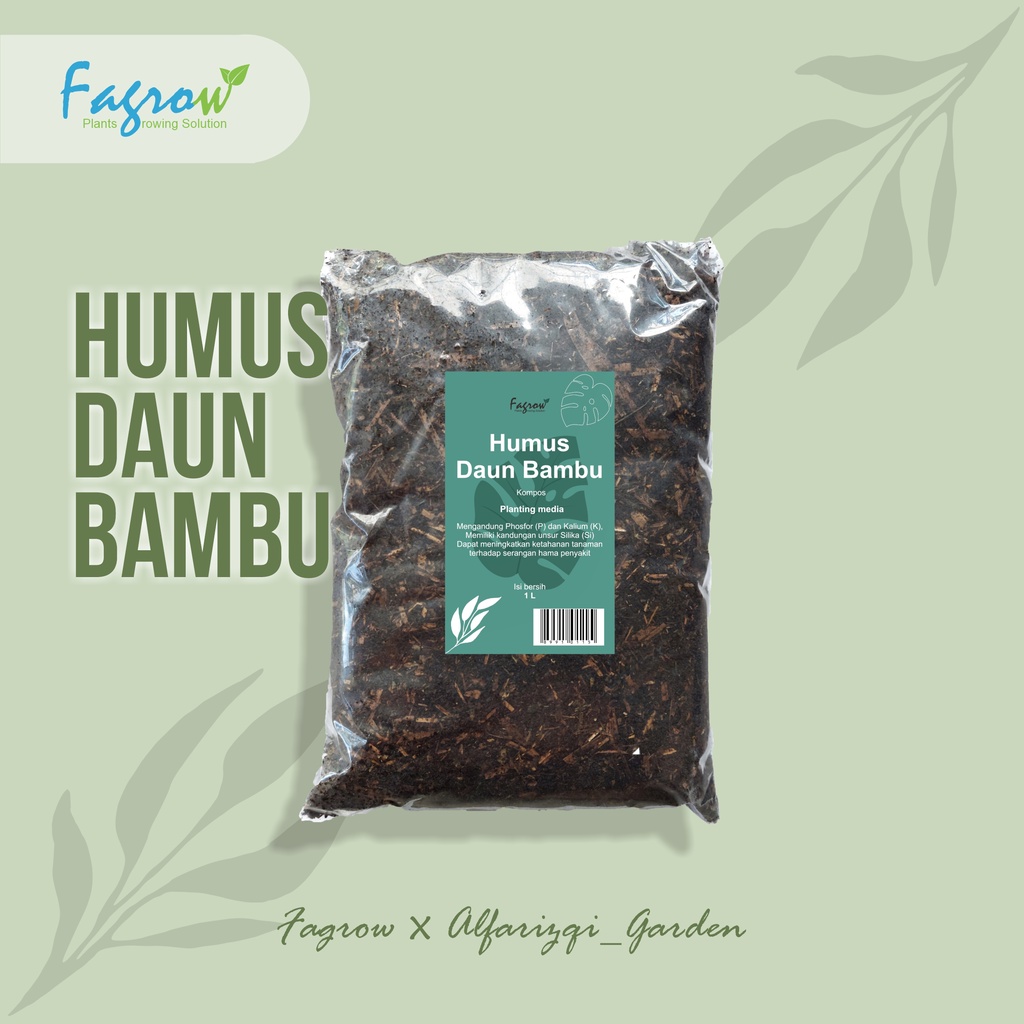 Jual Humus Daun Bambu | Pupuk Kompos Daun Bambu 1 Liter | Shopee Indonesia