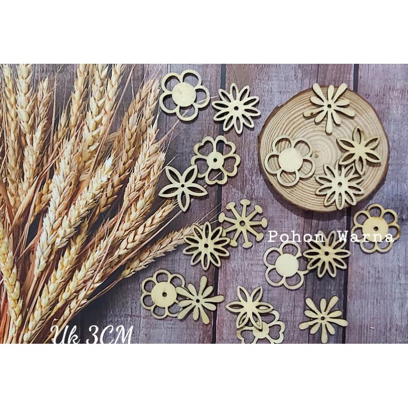 Jual CHIPBOARD BUNGA KAYU MDF | Shopee Indonesia