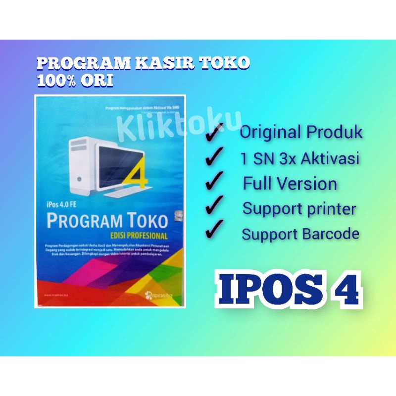 Jual [GRATIS ONGKIR] PROGRAM TOKO IPOS4 EDISI PROFESIONAL COCOK UNTUK ...