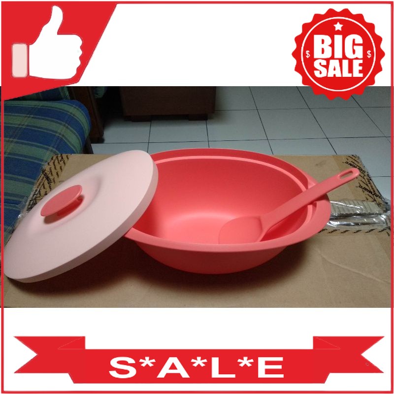Jual Tupperware Bloomia Rice Server Peach Tupperware Original | Shopee ...
