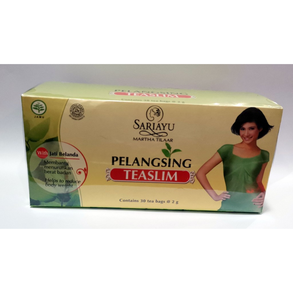 Jual Teh Sariayu Tea Slim Pelangsing 30 teabags x 2 gr 600254 | Shopee ...
