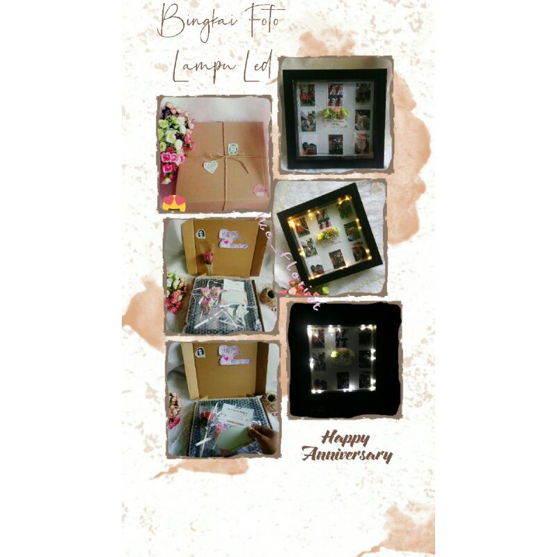 Jual Flower In Frame / Hadiah unik Foto paling murah Ulang tahun ...
