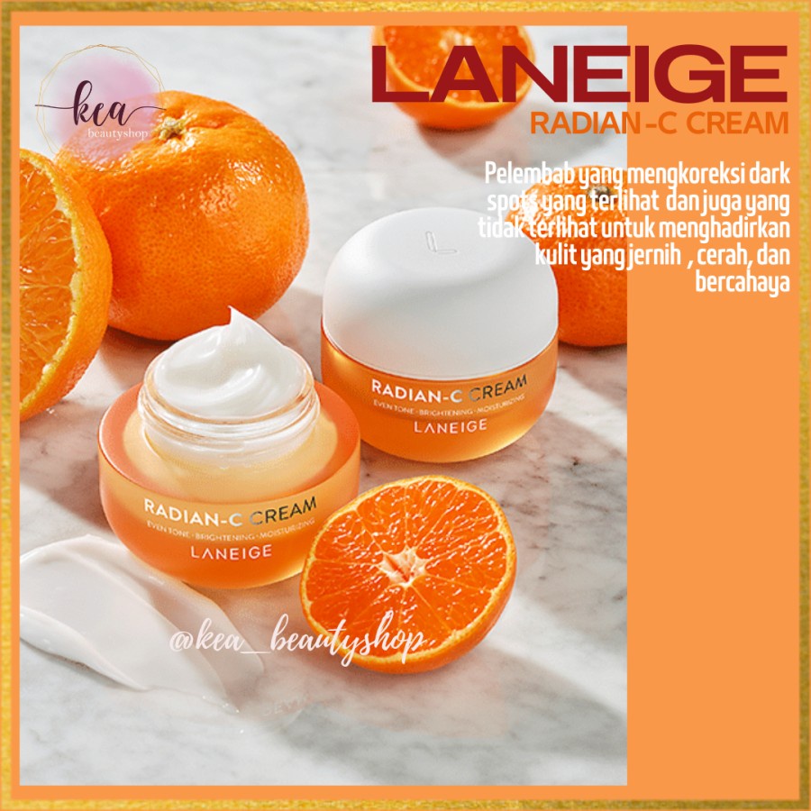 Jual LANEIGE RADIAN C CREAM 30ml/50ml Shopee Indonesia