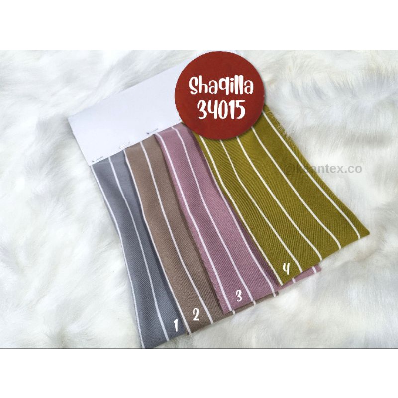 Jual Kain Shakila Shaqilla Motif Garis Premium Jual Per Yard Shopee Indonesia