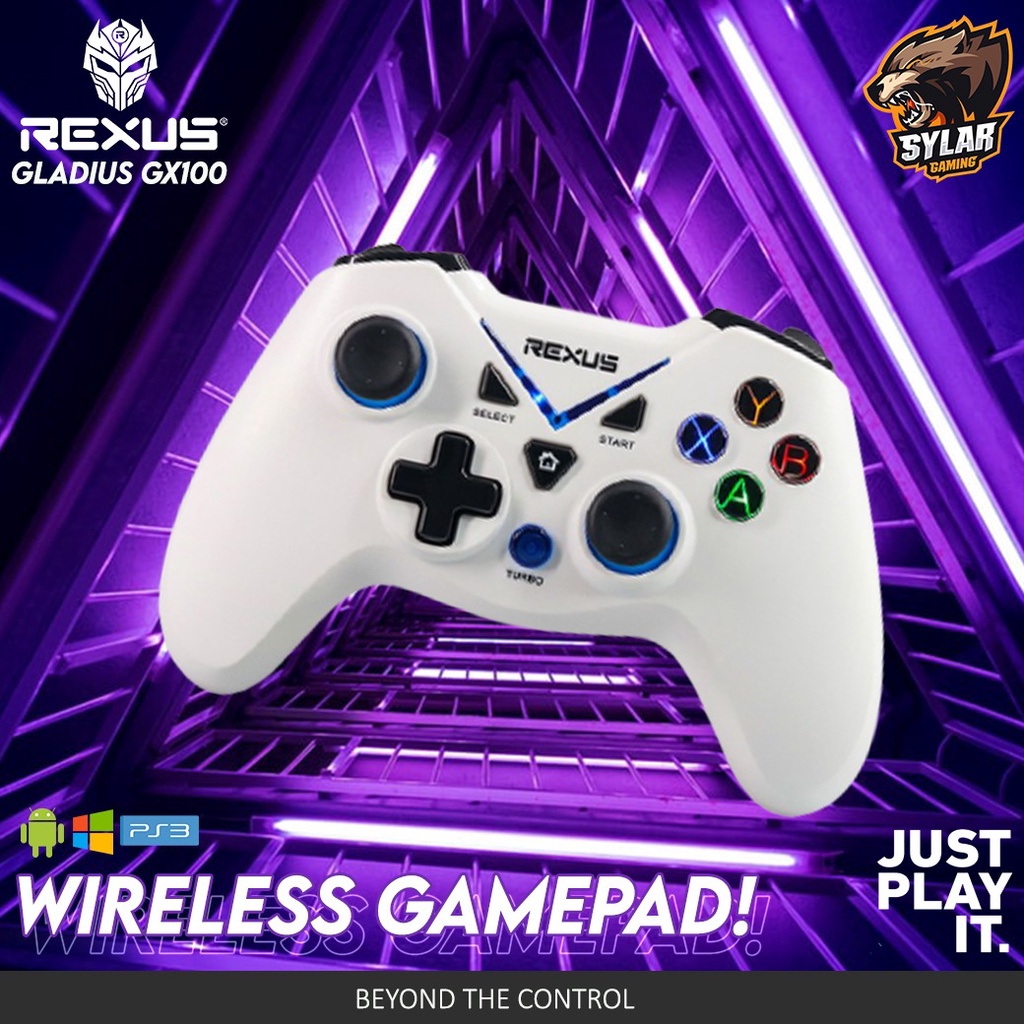 Jual Rexus GX100 / GX-100 White Wireless Gamepad | Shopee Indonesia