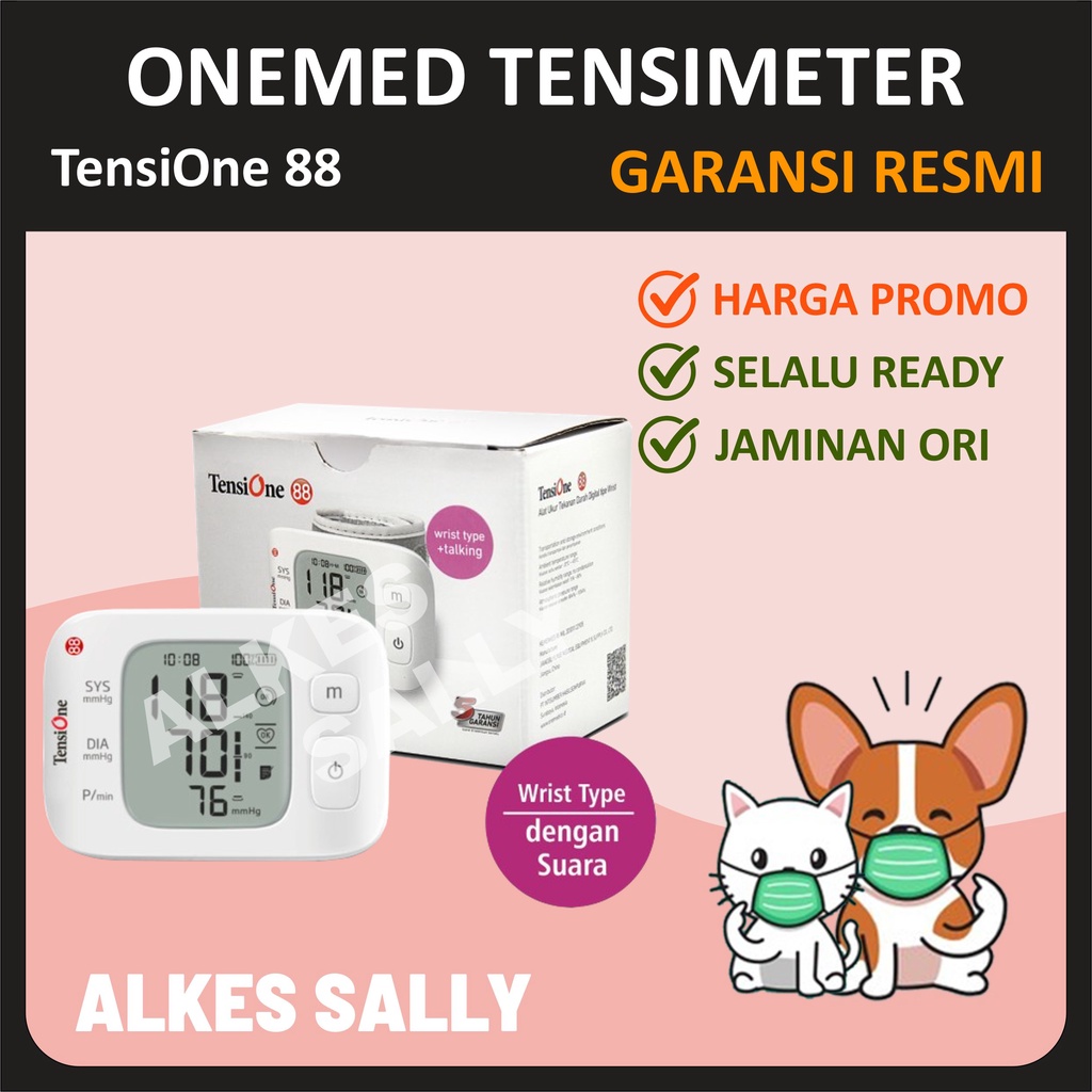 Jual OneMed Tensimeter Digital - Tensione 88 / Tensimeter Digital ...