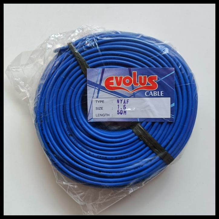 Jual Kabel Listrik Kabel Nyaf 1 X 1 5 Mm Tunggal Serabut 50 Meter Shopee Indonesia