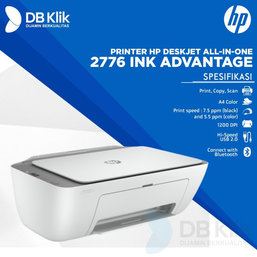 Jual Printer HP Deskjet 2776 All in One (HP Deskjet 2776 Ink Advantage ...